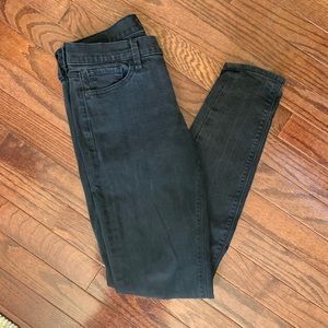 Black Lucky Brand Charlie Skinny Jeans
